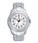 Swiss Army Men's Officers LS Watch White Dial 24651 (Recondition)